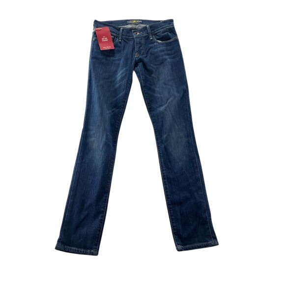 Lucky Brand Cate Stacked Skinny Jeans Womens Size 0/25 Mid Straight Dark Wash - Picture 1 of 6